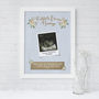 'Kisses From Bump' Baby Scan Print, thumbnail 1 of 4