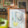 Al Fresco Oysters And Lemons Illustrated Art Print, thumbnail 5 of 7