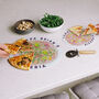Personalised Circular Daddy And Me Pizza Boards, thumbnail 1 of 4