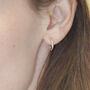 Sterling Silver Twisted Hoop Earrings, thumbnail 1 of 3