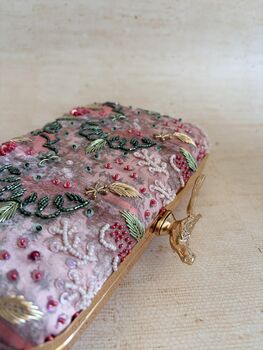 Pink Rectangular Bird Clutch, 7 of 8