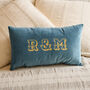 Personalised Couples Initials Cushion, thumbnail 2 of 4