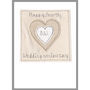 Personalised Initials Wedding Or Anniversary Card, thumbnail 3 of 12
