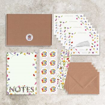 Wildflower Notes Stationery Gift Set, 2 of 6