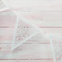 White Lace Effect Paper Bunting, thumbnail 6 of 8