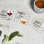 Personalised Clear Drinks Coaster, thumbnail 1 of 11