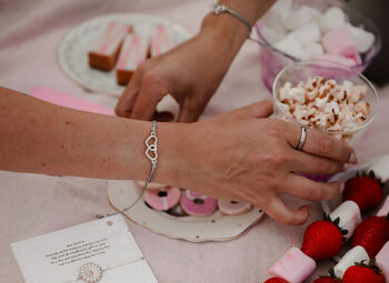 My Sister Interconnecting Heart Bracelet, 5 of 8