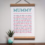 Why I Love You Mummy Poem Print, thumbnail 9 of 10
