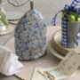 Easter Table Personalised Egg Cosy Liberty Fabric, thumbnail 3 of 6