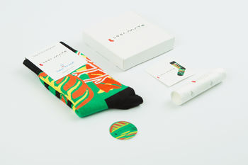Designer Cotton Sock Subscription Gift Box, 10 of 12