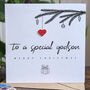 Godson Personalised Christmas Card, thumbnail 3 of 4