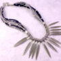 Geometric Metal Statement Collar Necklace, thumbnail 1 of 2