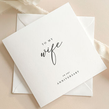 Luxury Anniversay Card For Wife With Wax Seal, 6 of 9