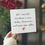 All I Want For Christmas Is You Card, thumbnail 1 of 4