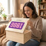 Personalised Year Milestone Wooden Memory Box 18th, 21st, 50th Birthday And Anniversary Gift, thumbnail 2 of 12