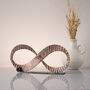 7th Anniversary Gift Copper Infinity Sculpture, thumbnail 1 of 12