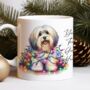 Personalised Havanese In Christmas Lights, thumbnail 9 of 9