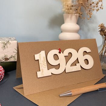 Personalised 100th 1926 Card, 7 of 9