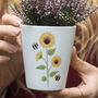 Love Grows Here Sunflower Pot, thumbnail 1 of 3