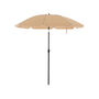 200 Cm Taupe Beach Umbrella Parasol With Air Vent, thumbnail 2 of 6