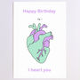 Personalised Heart Birthday Card, thumbnail 3 of 5