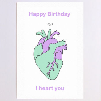 Personalised Heart Birthday Card, 3 of 5