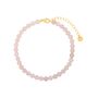 Rose Quartz Beaded Bracelet, thumbnail 1 of 5