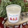 Personalised Polar Bear Christmas Candle Home Gift, thumbnail 2 of 10