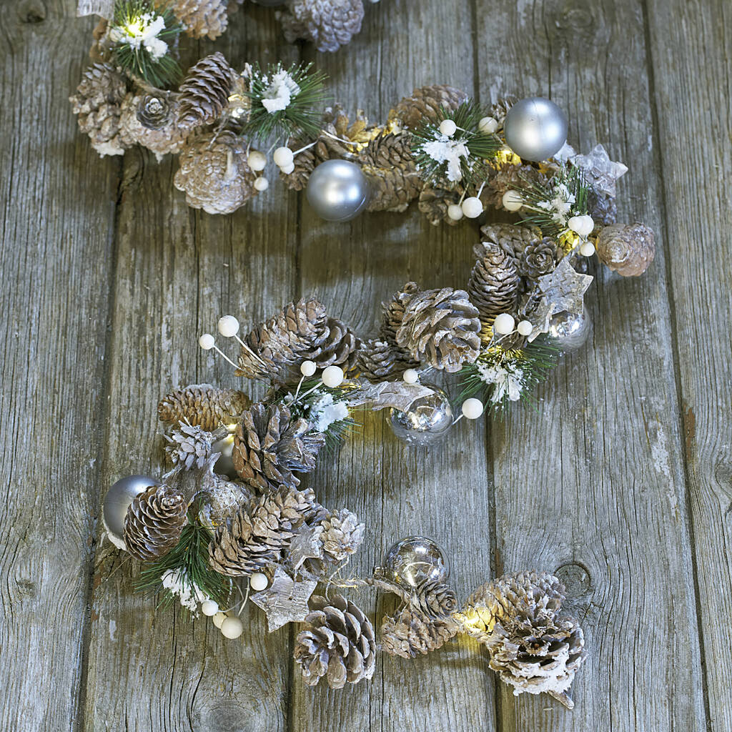 Pine Cone Christmas Garland