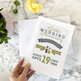 Personalised Golden Wedding Anniversary Card, thumbnail 3 of 3