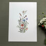 Make A Meadow Wildflower Art Print, thumbnail 2 of 3