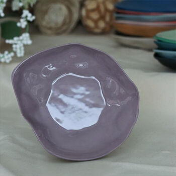 Leaf Shape Colourful Ceramic Plate Small, 11 of 12