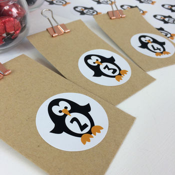Penguin Advent Stickers Or Penguin Advent Craft Kit, 7 of 12