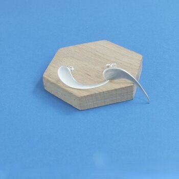 Sterling Silver Flare Studs, 2 of 4