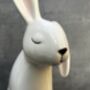 Large 43cm White Porcelain Floppy Ear Bunny Rabbit Gift, thumbnail 11 of 12