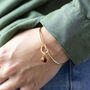 Gold Plated Friendship Knot Bangle, thumbnail 1 of 11