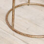 Set Of Two Vintage Gold Fern Nesting Tables, thumbnail 6 of 9