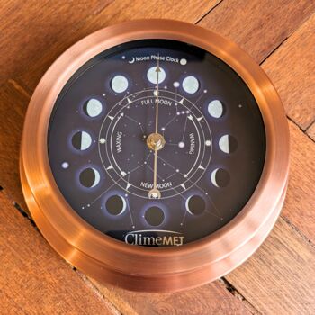 Customisable Constellations Moon Phase Clock, 4 of 11