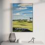 Carnoustie Club Golf Club Golf Course Poster – Golf Wall Art Print | Gift For Golfers, Dad, Husband, Golf Gift For Him, Father's Day Gifts, thumbnail 1 of 2