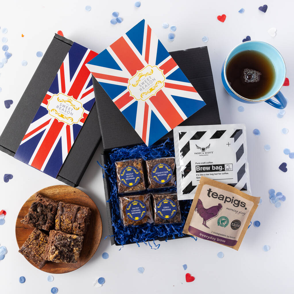British Brownies, Coffee And Tea Letterbox, 1 of 2