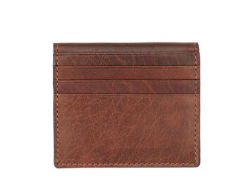 Personalised Slim Leather Card Holder Wallet Rfid, 4 of 9