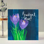 Blue Crocus Mother's Day Card, thumbnail 6 of 6