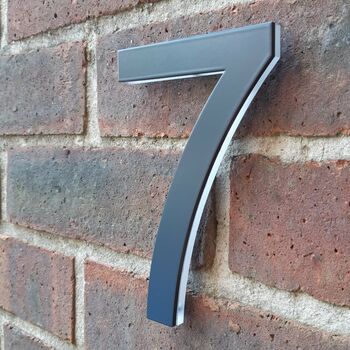 3D Anthracite Grey House Numbers, 8 of 11