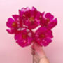 Hot Pink Bouquet Recycled Plastic Bottle Flowers, thumbnail 3 of 12