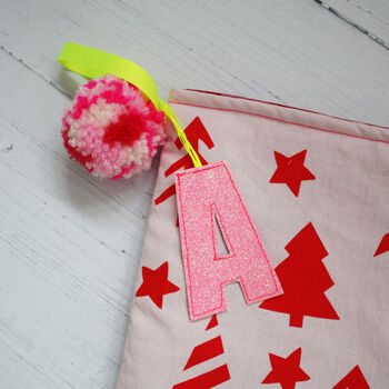 Personalised Screen Printed Christmas Stocking, 6 of 12