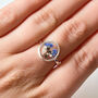 Sterling Silver Forget Me Not Ring, thumbnail 3 of 4