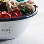 Personalised Enamel Snack Bowl, thumbnail 4 of 4