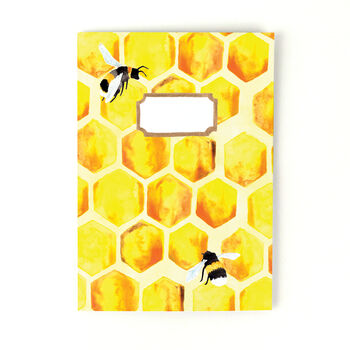 Mellifera Honeybee Print A5 Lined Journal, 5 of 10