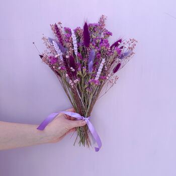 Dark Purple Wildflower Bouquet, 6 of 10
