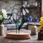Snowdrops Stained Glass Flowers, thumbnail 3 of 4